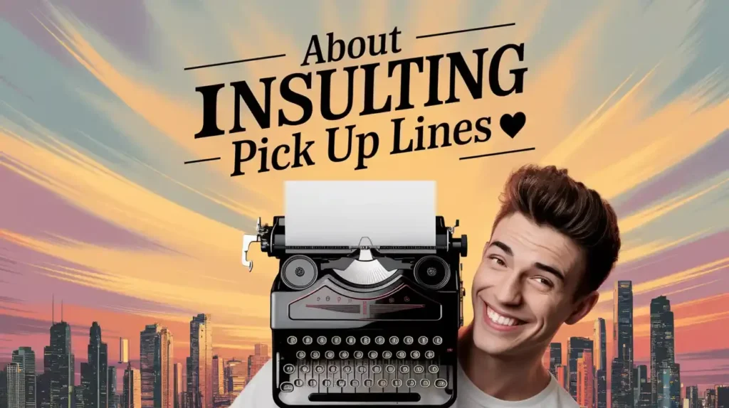 About Insulting Pick Up Lines