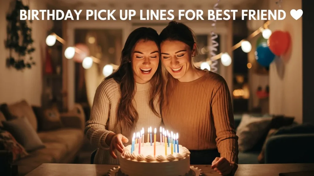 Birthday Pick Up Lines for Best Friend