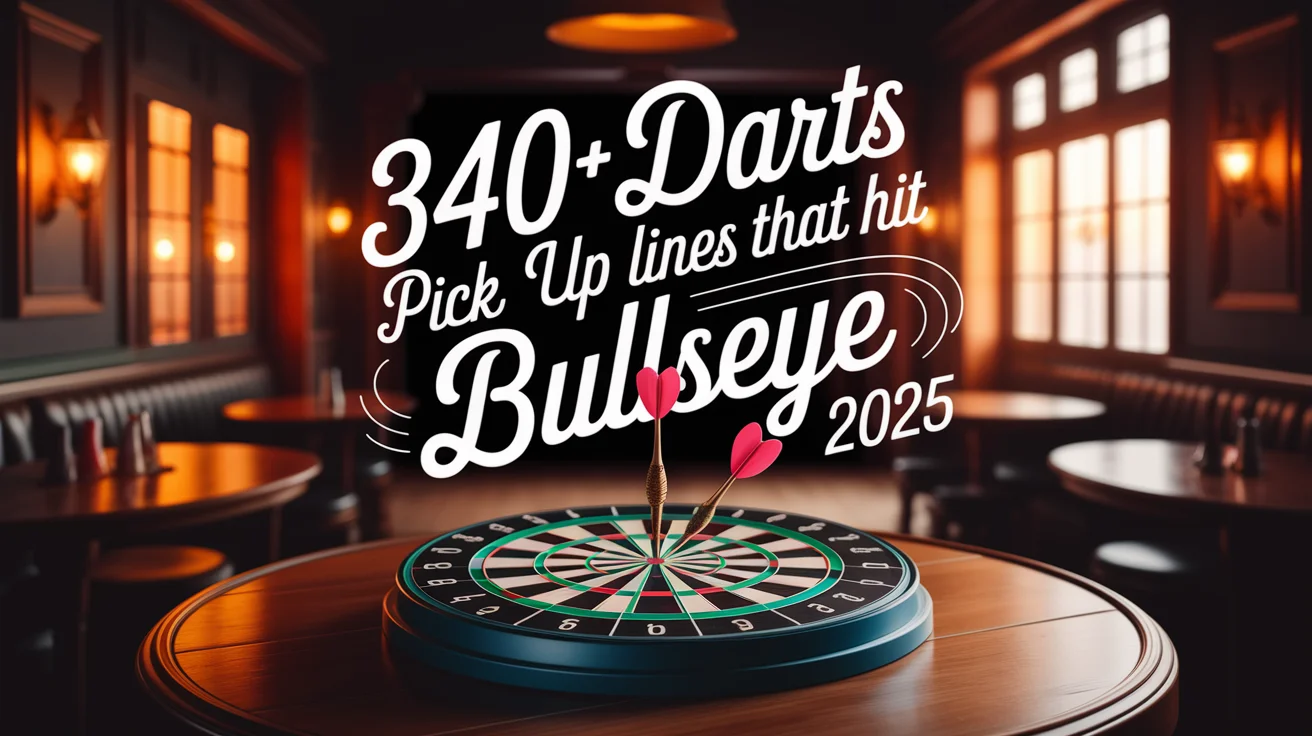 Darts Pick Up Lines