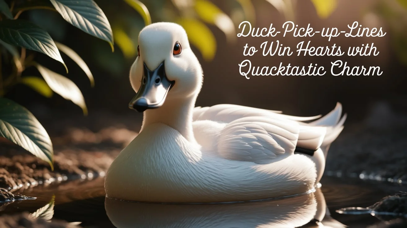 Duck Pick Up Lines to Win Hearts with Quacktastic Charm