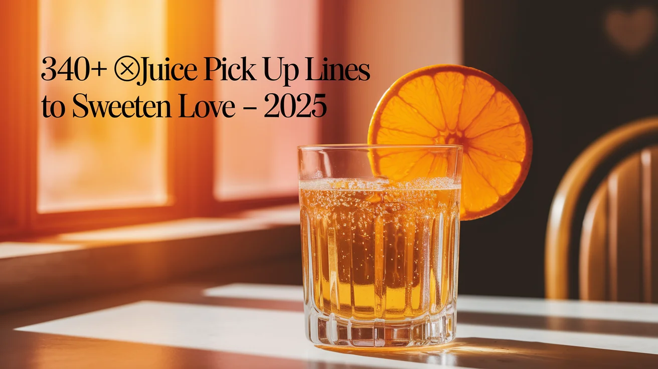 Juice Pick Up Lines