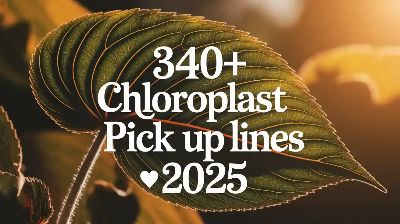 Chloroplast Pick Up Lines
