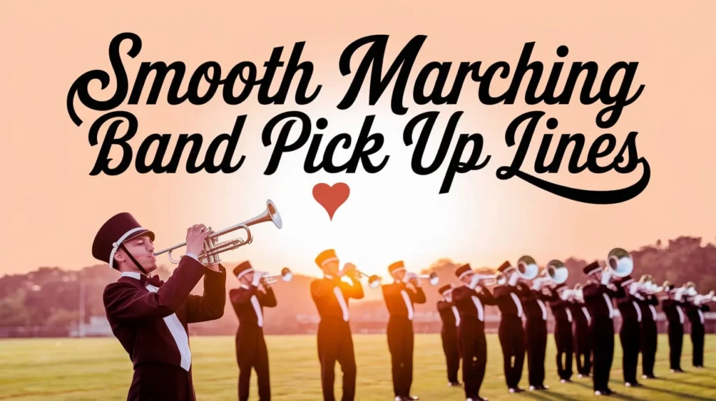Smooth Marching Band Pick Up Lines