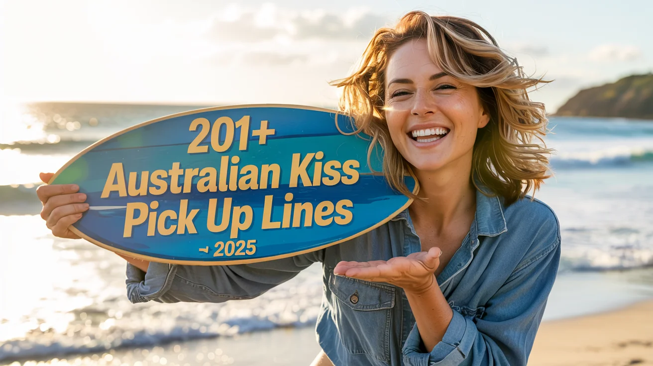 Australian Kiss Pick Up Lines