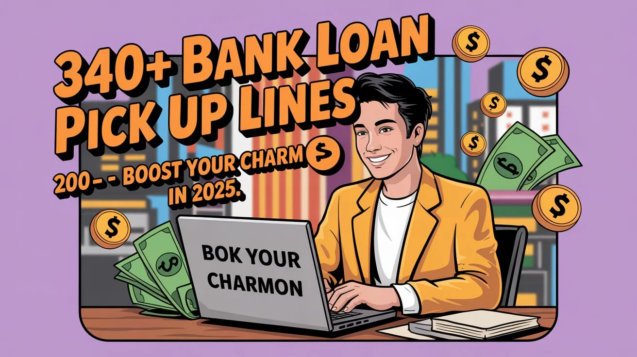Bank Loan Pick Up Lines Boost Your Charm