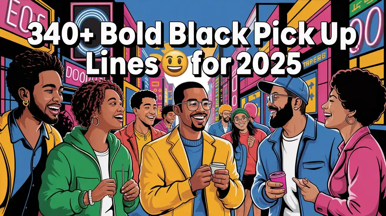 Bold Black Pick Up Lines