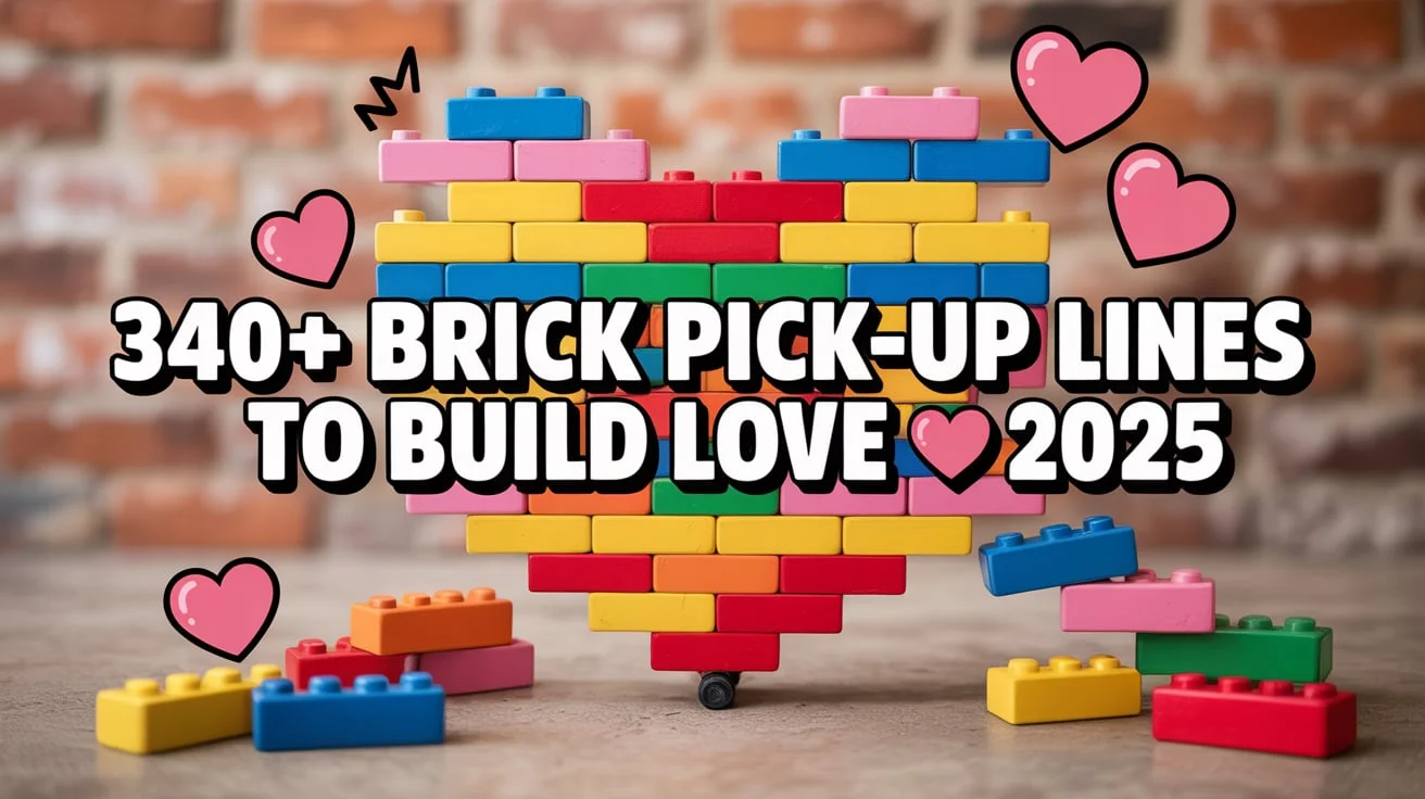 Brick Pick-Up Lines