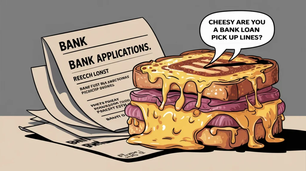 Cheesy Are You A Bank Loan Pick Up Lines