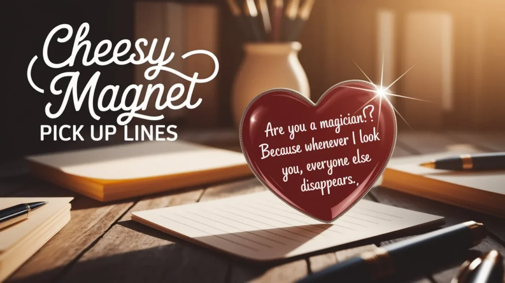 Cheesy Magnet Pick Up Lines
