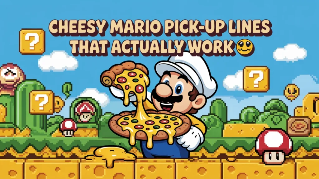 Cheesy Mario Pick-Up Lines That Actually Work