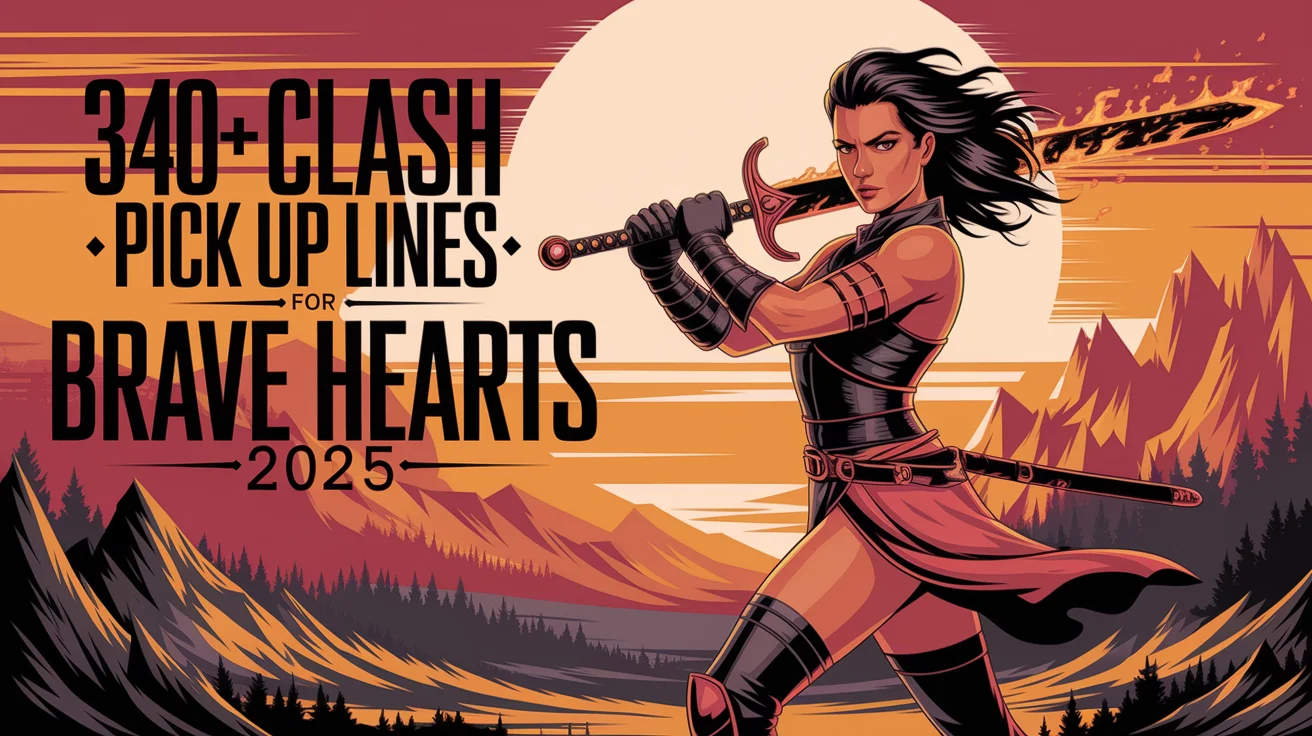 Clash Pick Up Lines for Brave Hearts