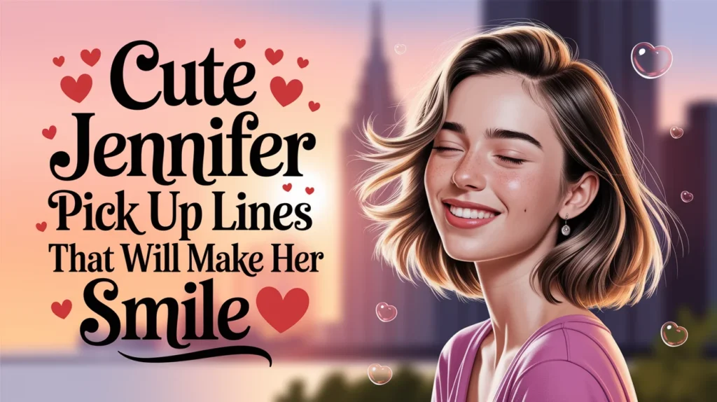 Cute Jennifer Pick Up Lines That Will Make Her Smile