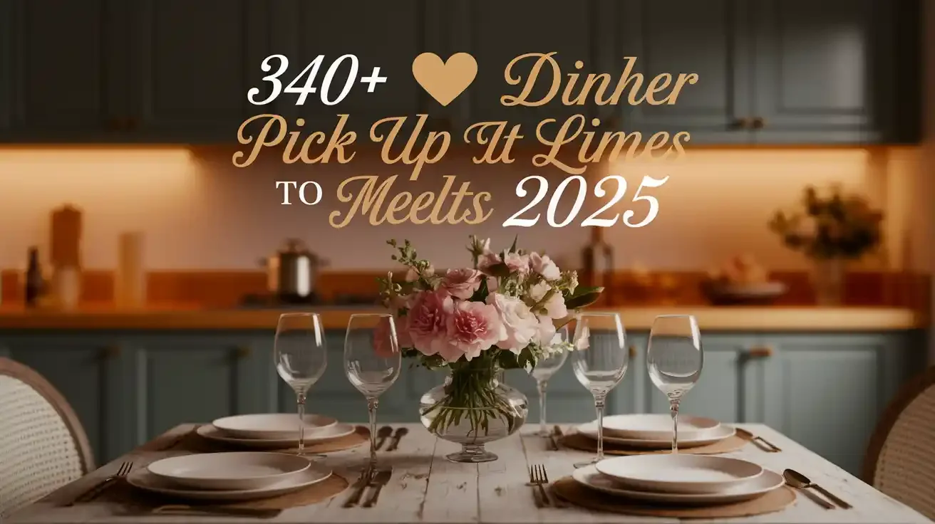 Dinner Pick Up Lines