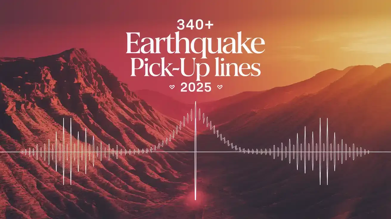 Earthquake Pick-Up Lines