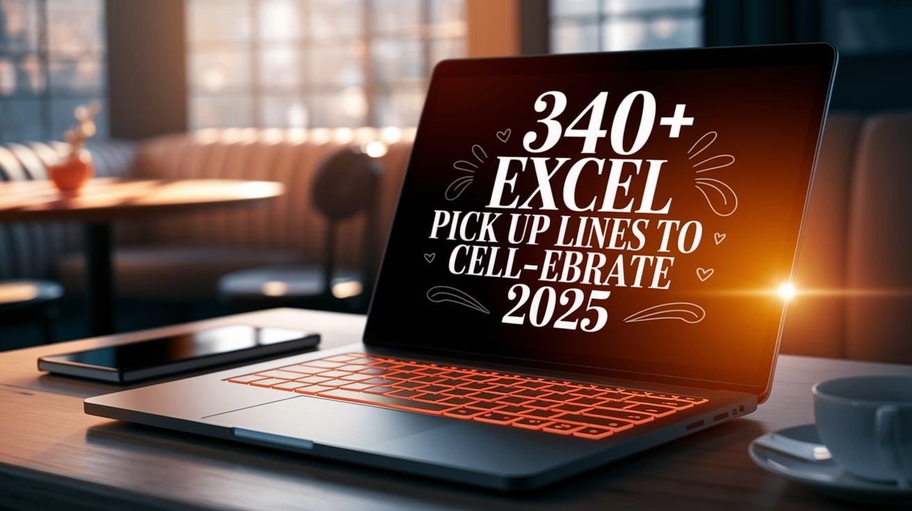Excel Pick Up Lines to Cell-ebrate
