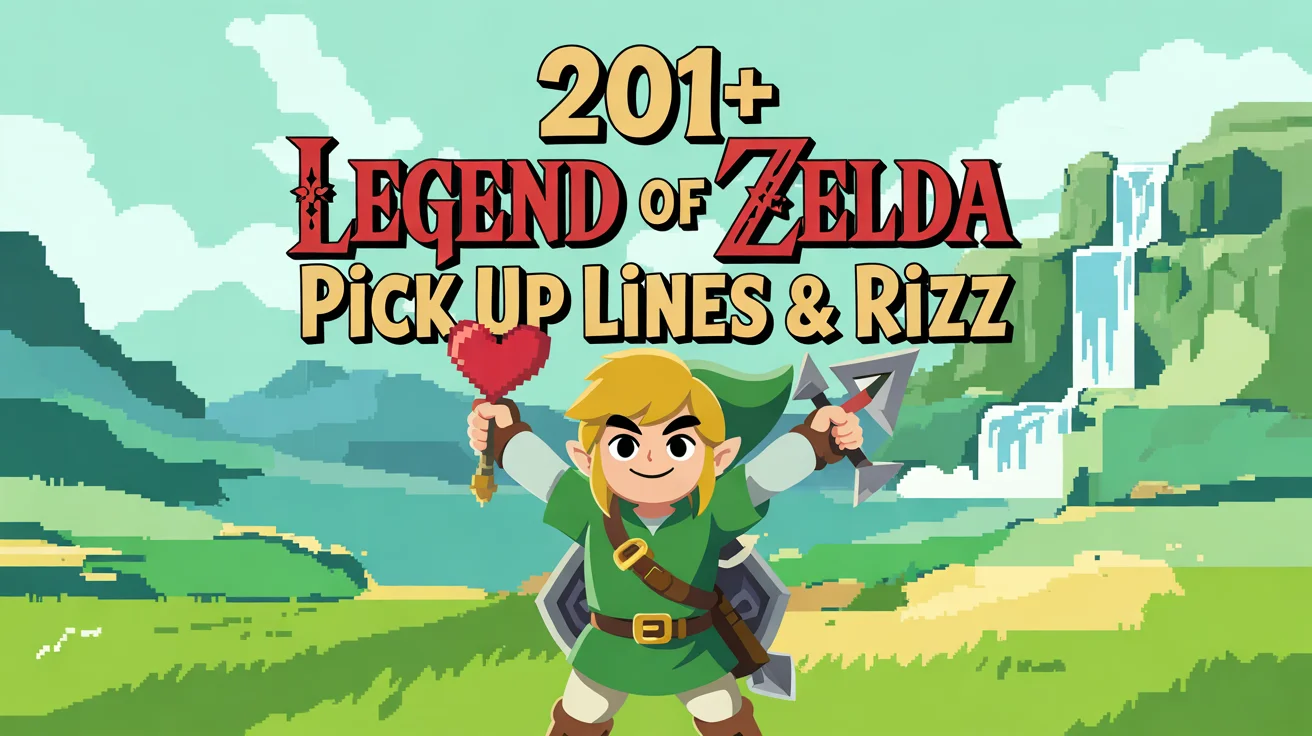 Legend of Zelda Pick Up Lines Rizz