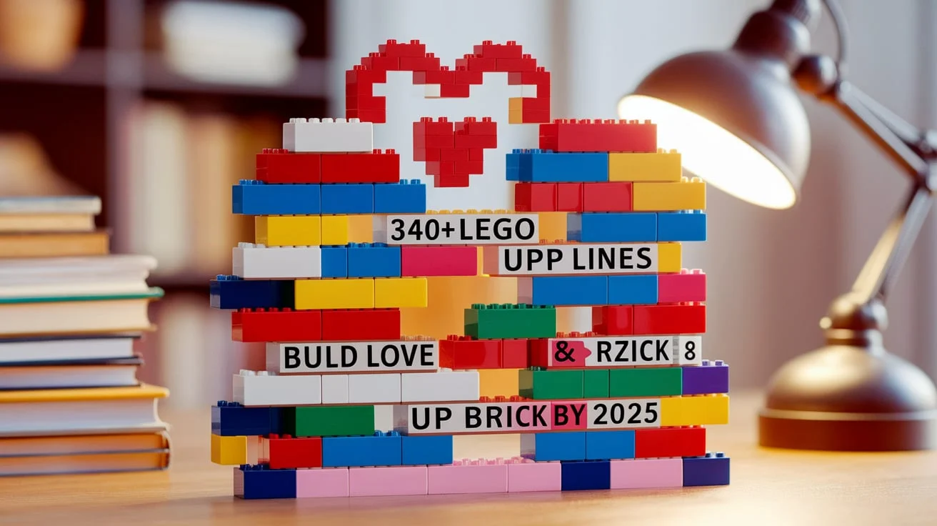 Lego Pick Up Lines Rizz Build Love Brick by Brick