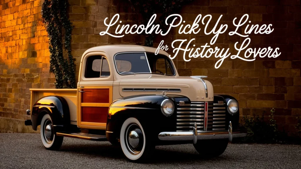 Lincoln Pick Up Lines For History Lovers
