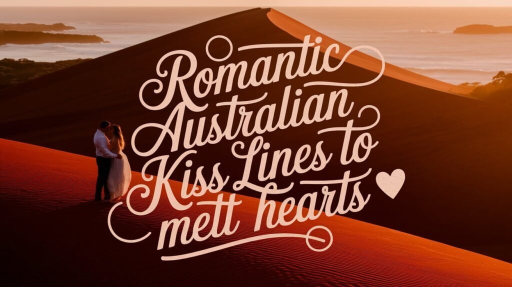 Romantic Australian Kiss Lines To Melt Hearts
