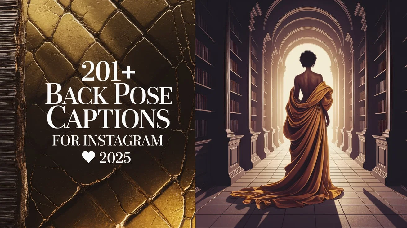 Back Pose Captions for Instagram