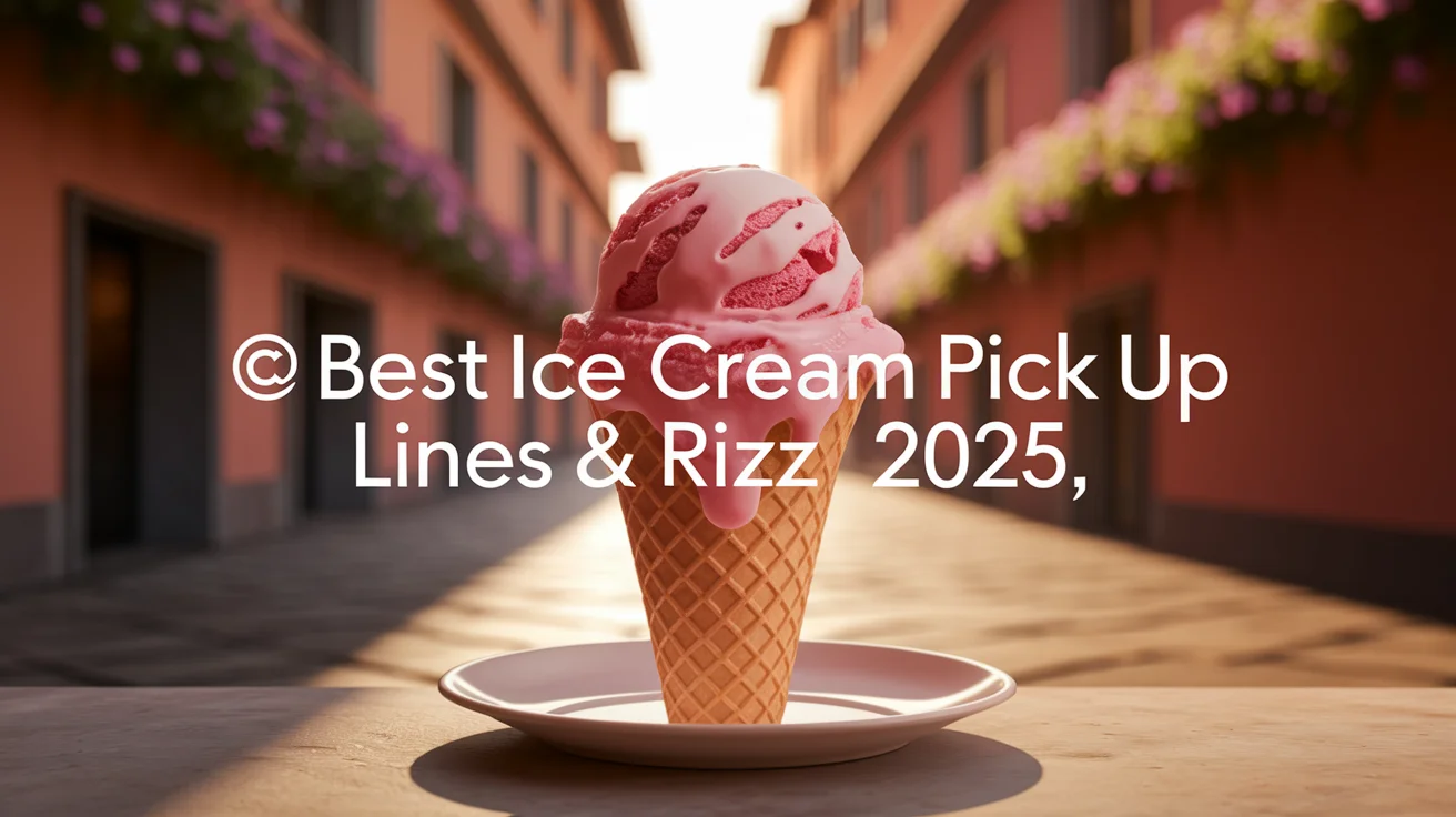 Best Ice Cream Pick Up Lines & Rizz