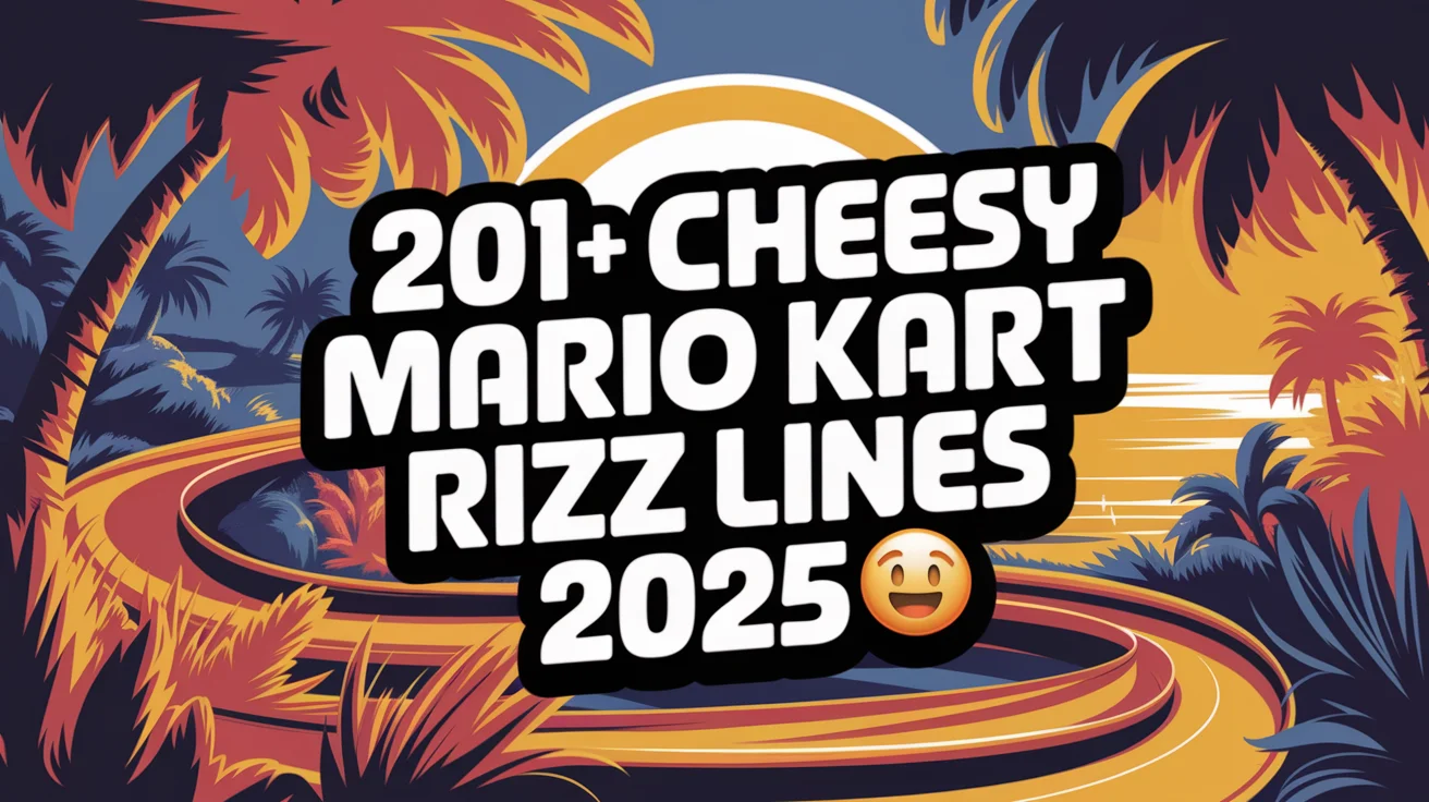 Mario Kart Pick Up Lines & Rizz