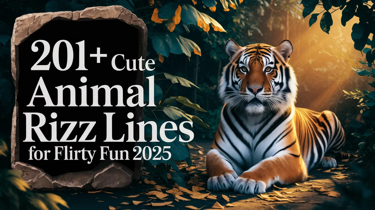 Cute Animal Rizz Lines for Flirty Fun
