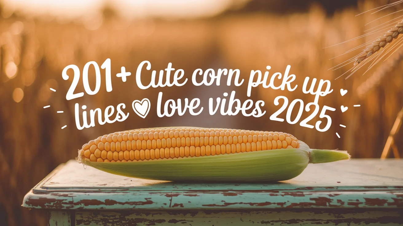 Cute Corn Pick Up Lines for Love Vibes