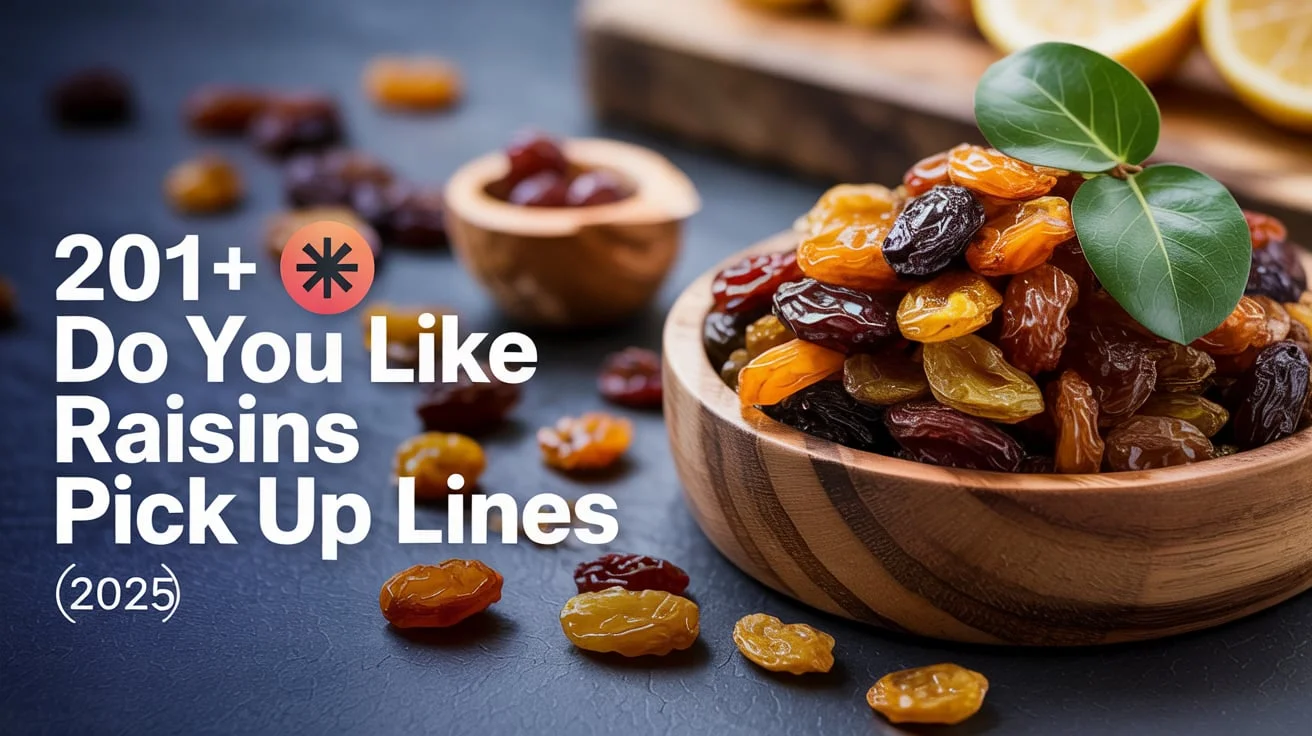 Do You Like Raisins Pick Up Lines