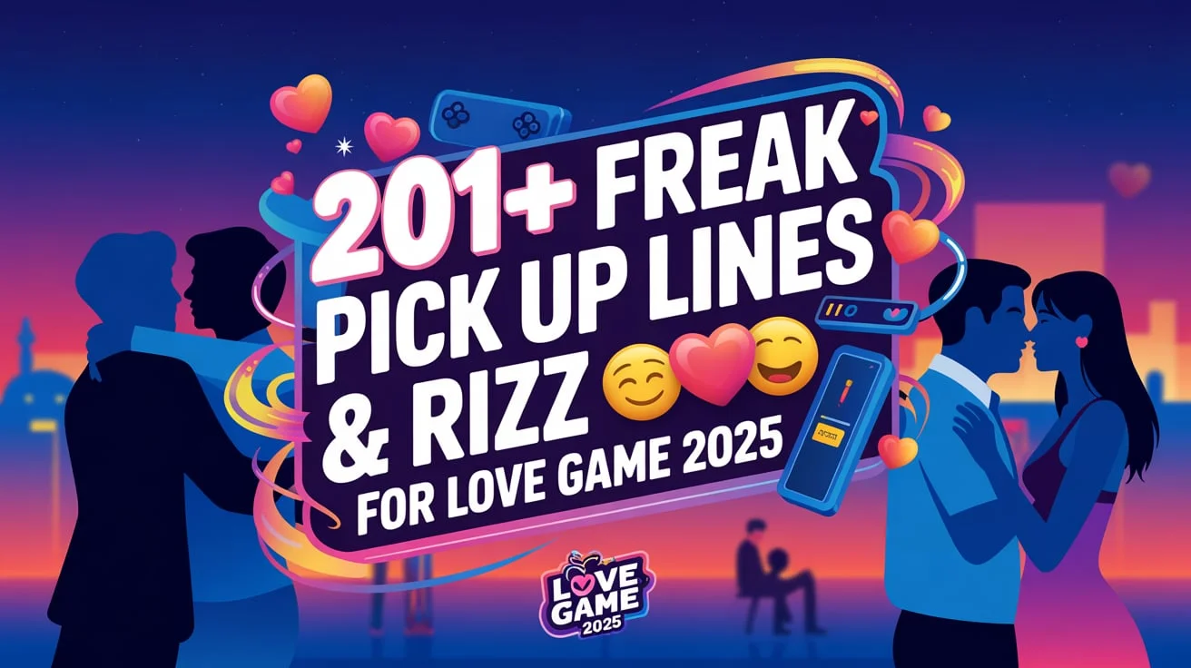 Freak Pick Up Lines Rizz For Love Game