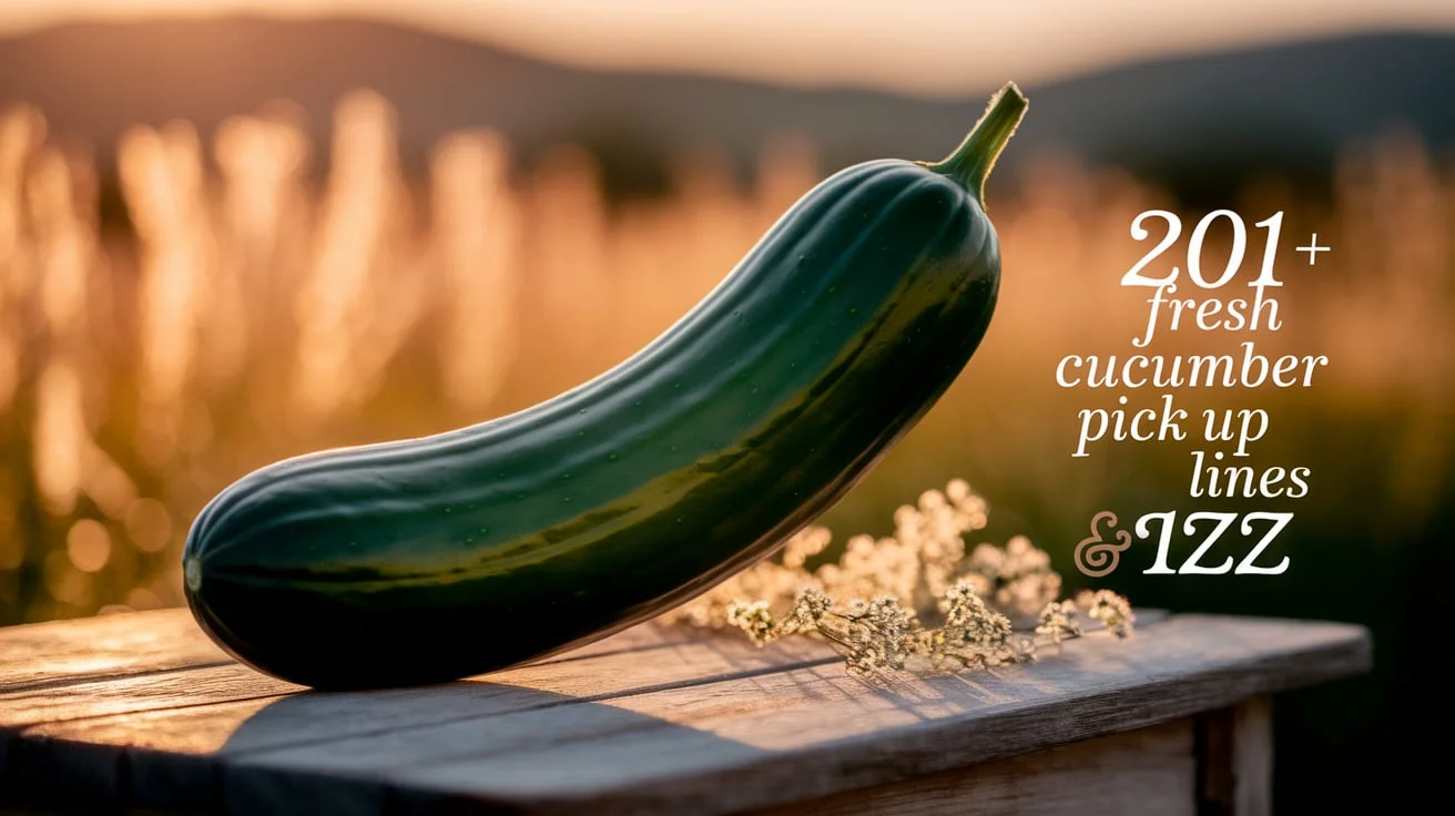 Fresh Cucumber Pick Up Lines & Rizz