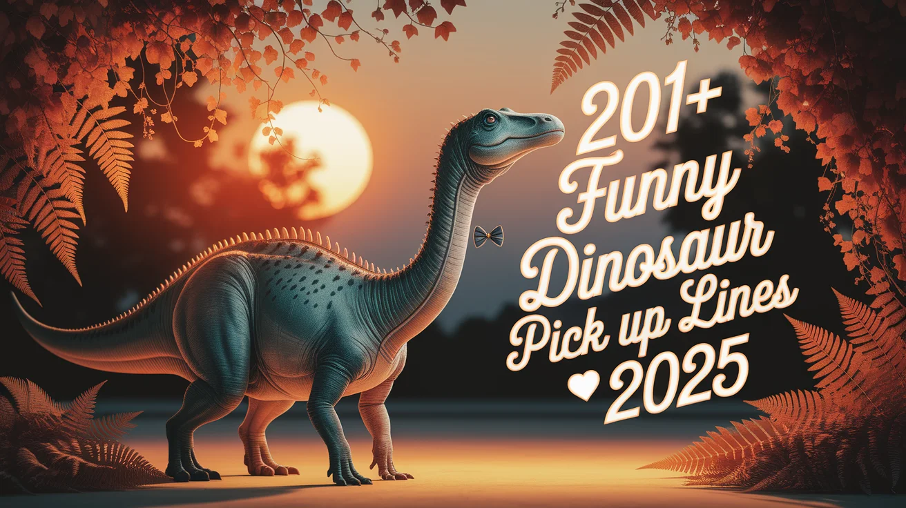 Funny Dinosaur Pick Up Lines