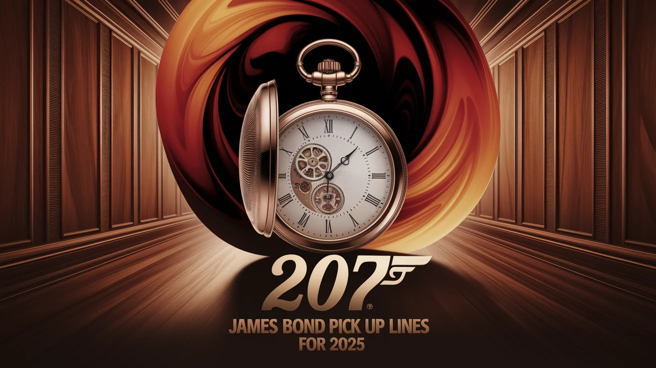 James Bond Pick Up Lines