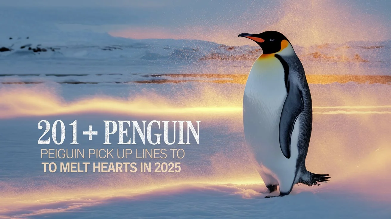 Penguin Pick Up Lines to Melt Hearts