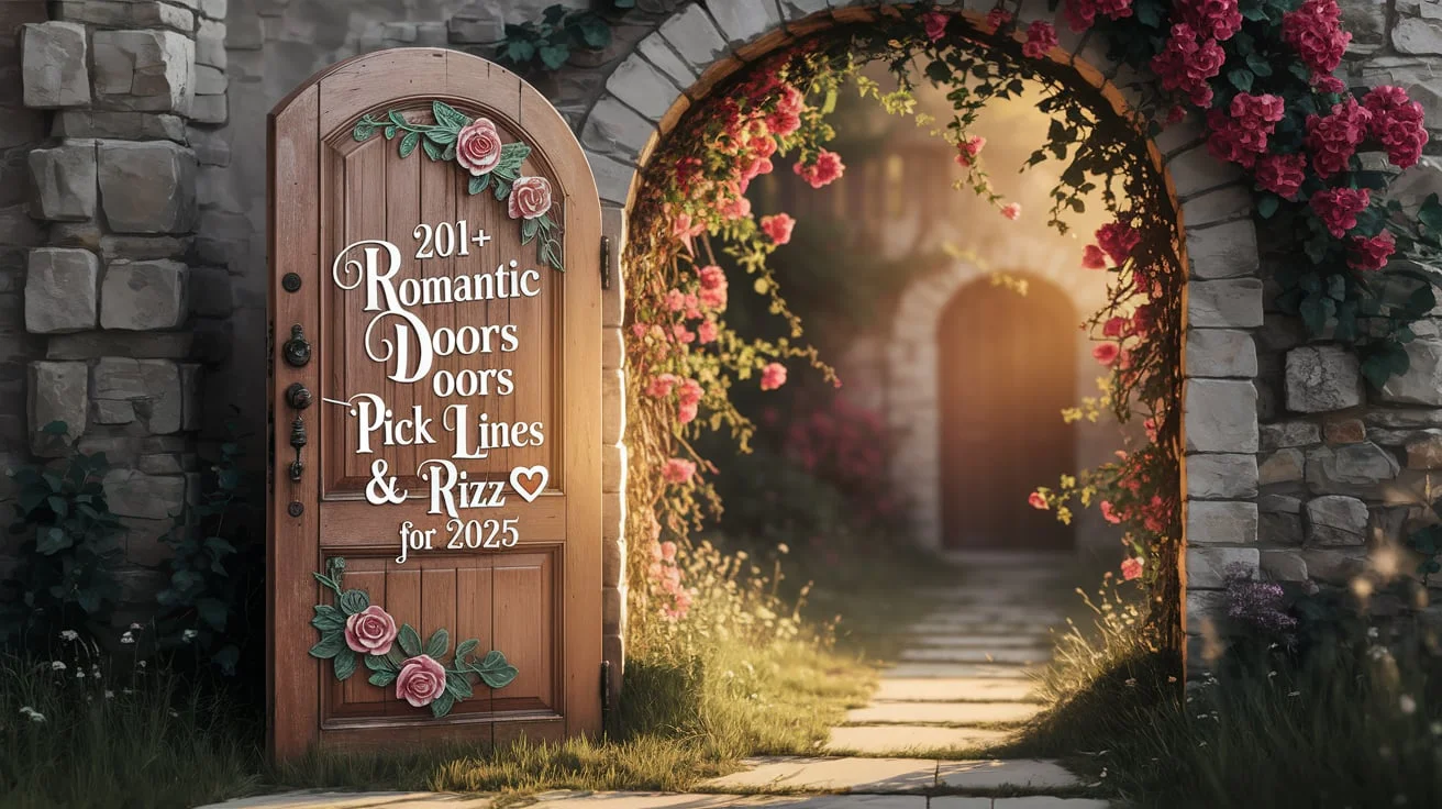 Romantic Doors Pick Up Lines & Rizz