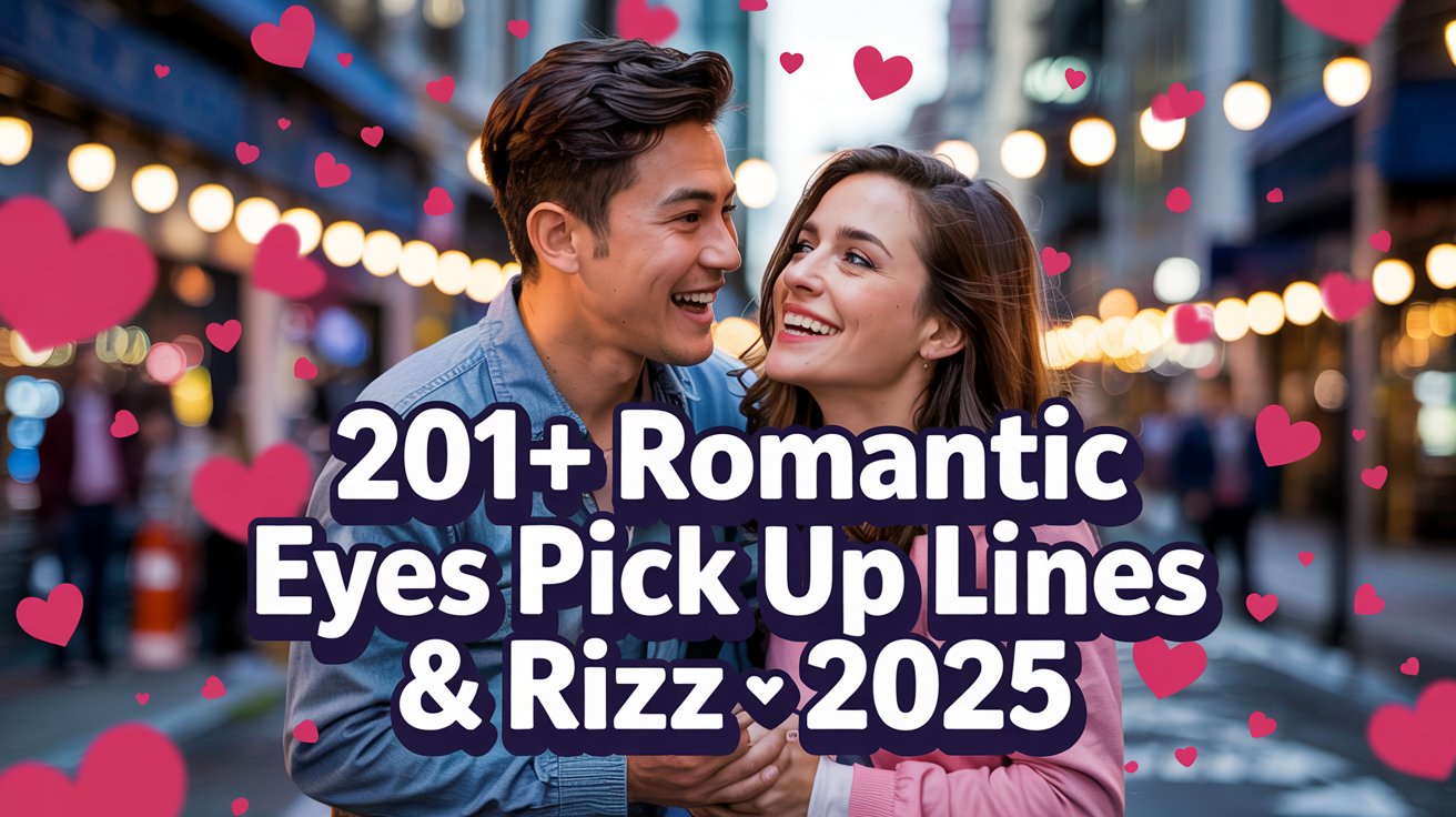Romantic Eyes Pick Up Lines