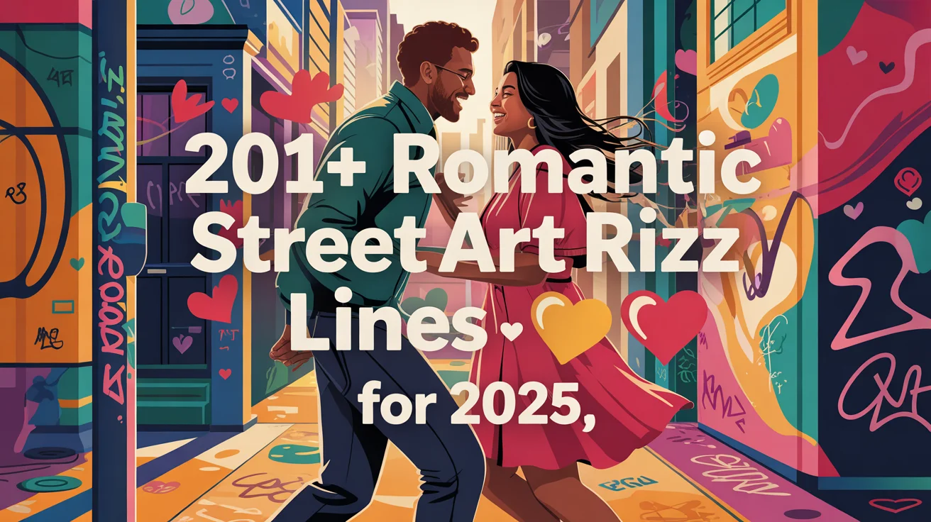 Romantic Street Art Rizz Lines