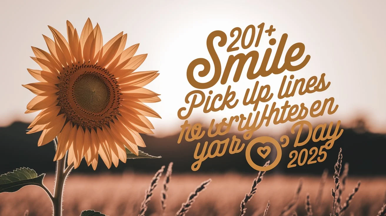 Smile Pick Up Lines To Brighten Your Day