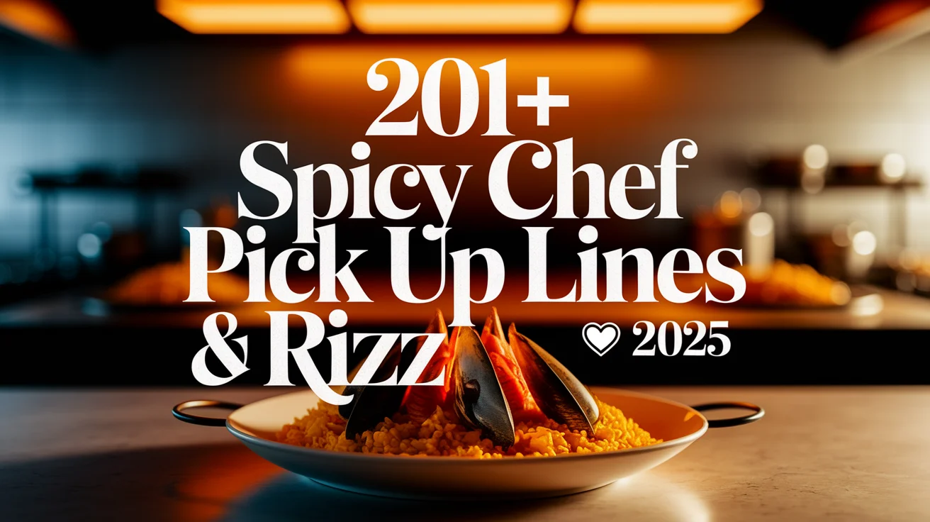Spicy Chef Pick Up Lines & Rizz
