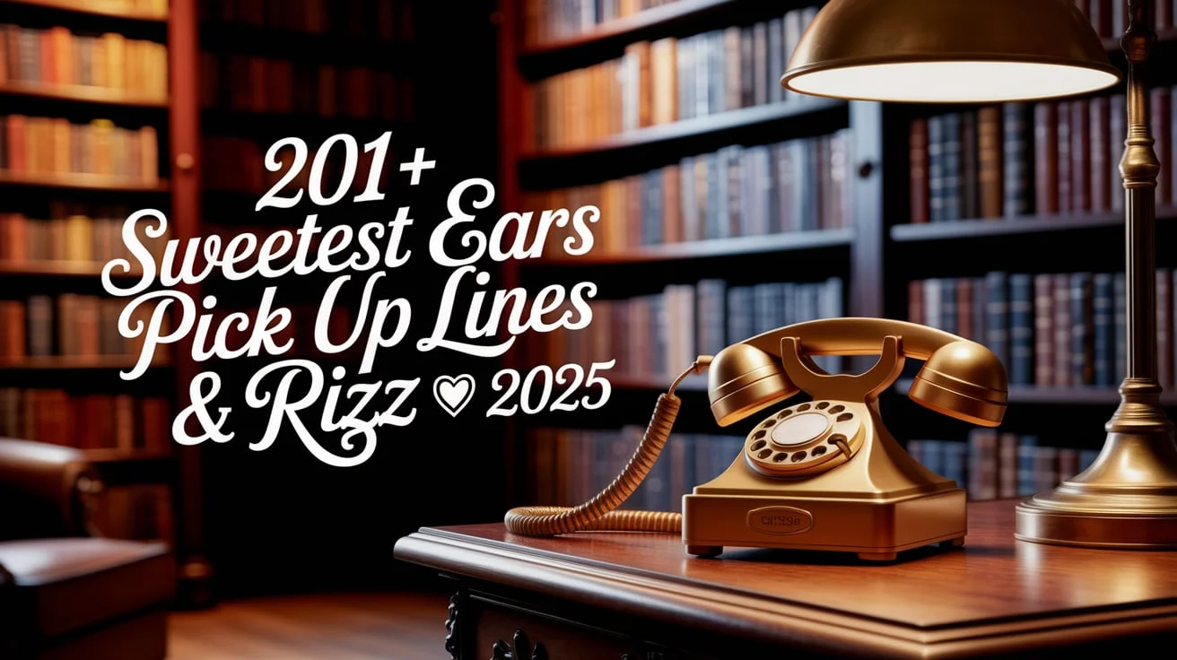 Sweetest Ears Pick Up Lines & Rizz