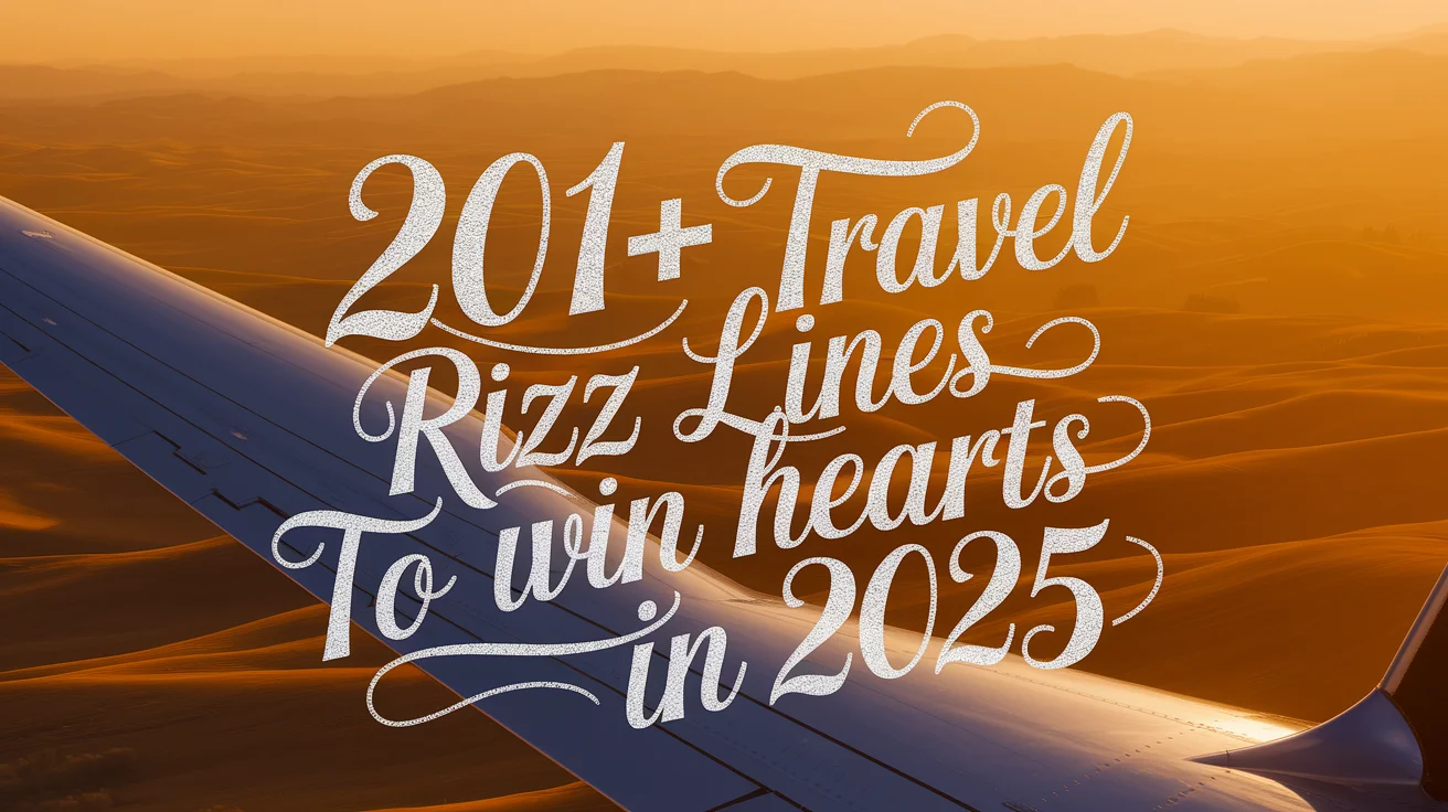 Travel Rizz Lines To Win Hearts