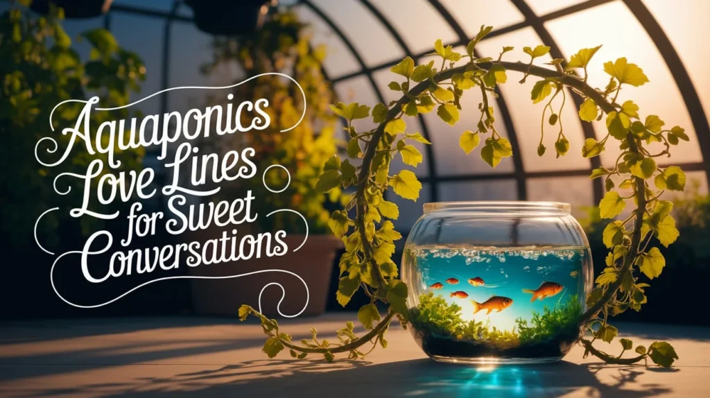 Aquaponics Love Lines for Sweet Conversations