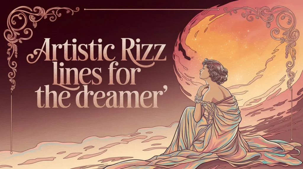 Artistic Rizz Lines for the Dreamer