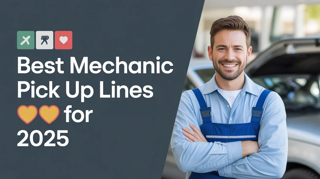 Best Mechanic Pick Up Lines