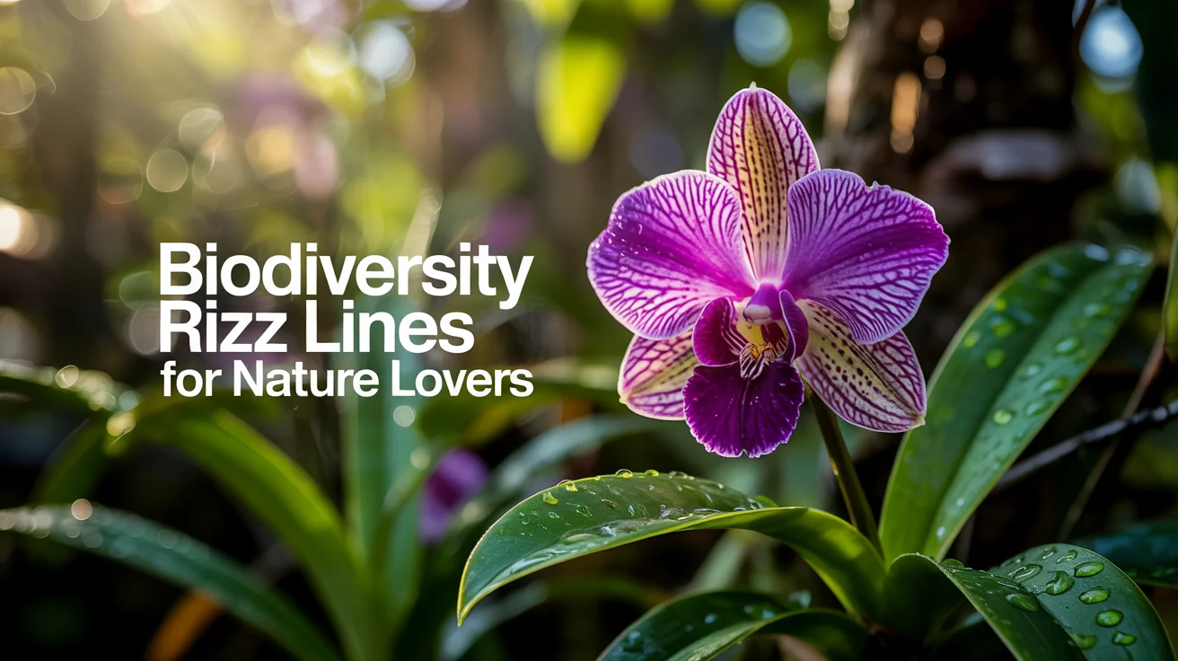 Biodiversity Rizz Lines for Nature Lovers