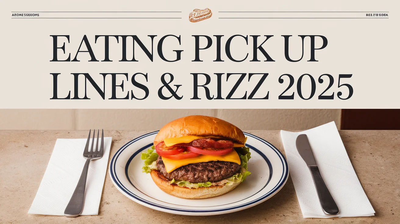 🍴 Eating Pick Up Lines & Rizz 2025