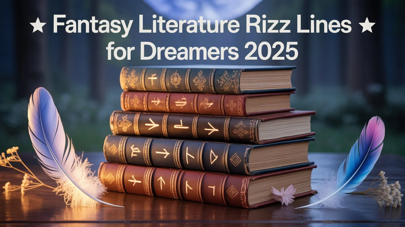 Fantasy Literature Rizz Lines for Dreamers