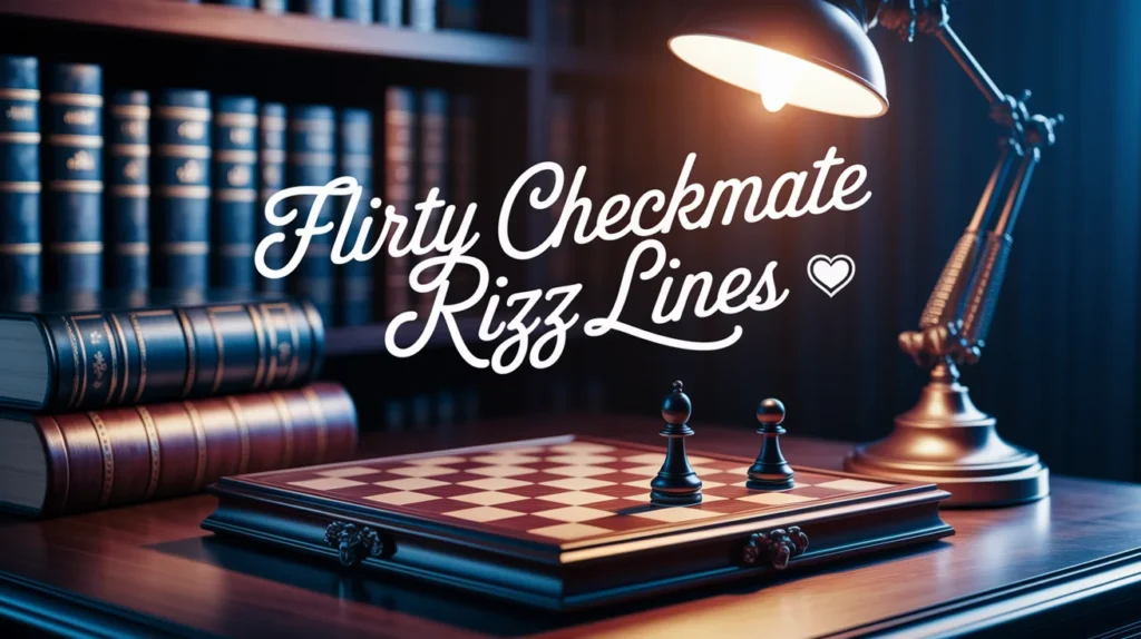 Flirty Checkmate Rizz Lines