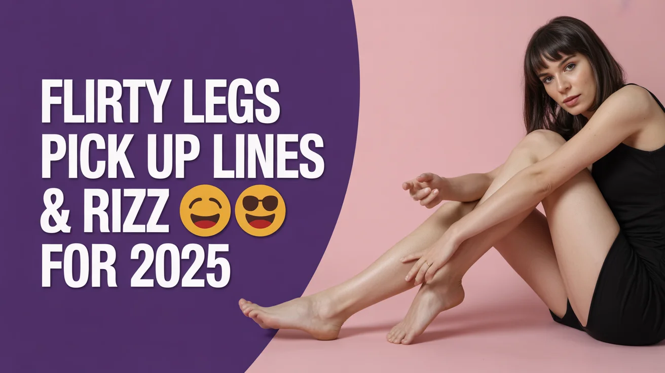 Flirty Legs Pick Up Lines & Rizz