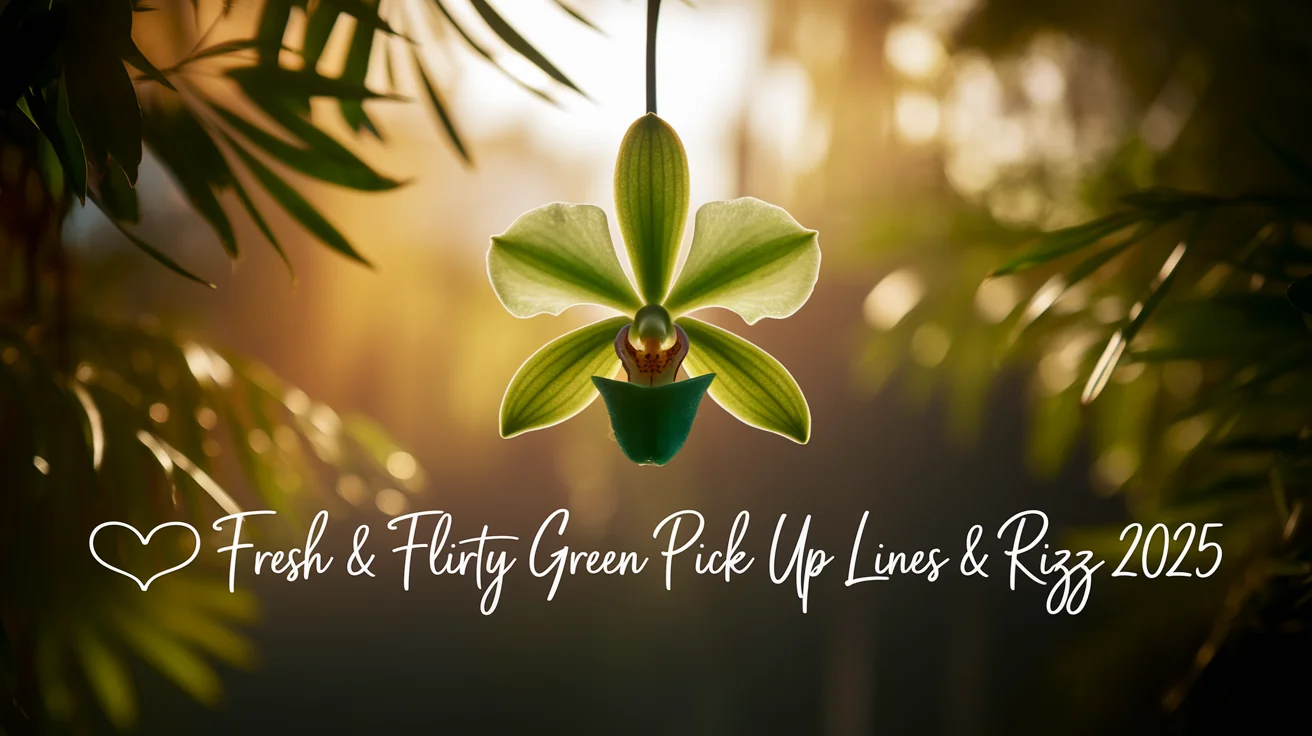 Fresh & Flirty Green Pick Up Lines & Rizz